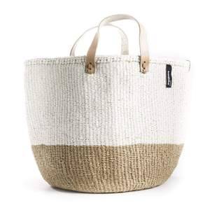 Bilde av Kiondo Market Basket -Duo -White and Brown ...