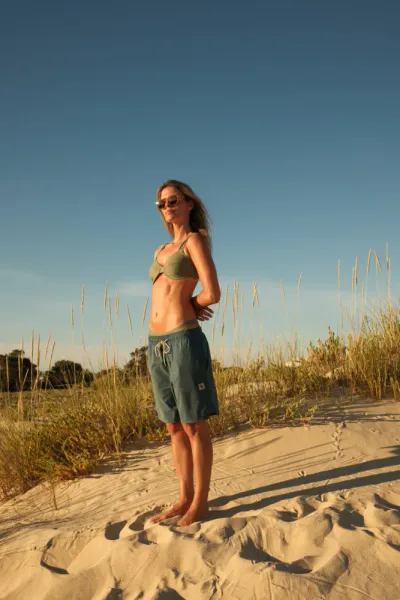 Ericeira Teal Green Shorts